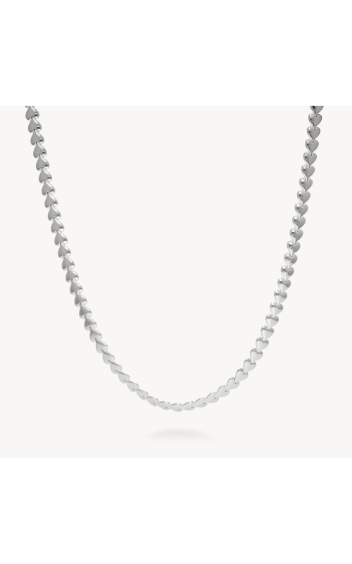 Heart String Chain - Silver