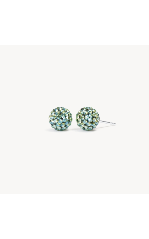 Small Sparkle Ball Studs - Serpentine