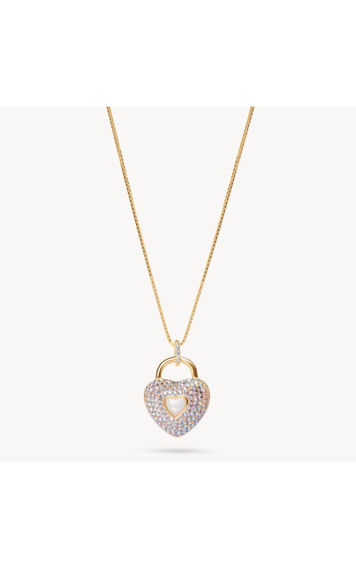 Sparkle Heart Pendant - Ballet Slipper