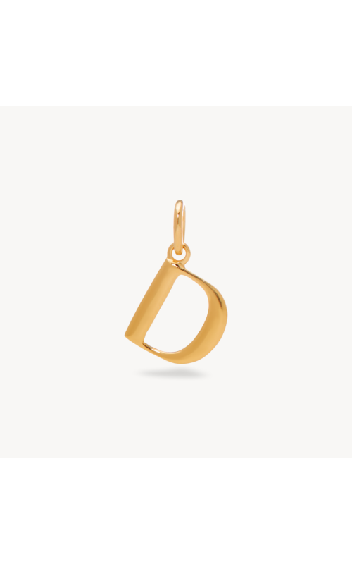 Letter - D - Gold