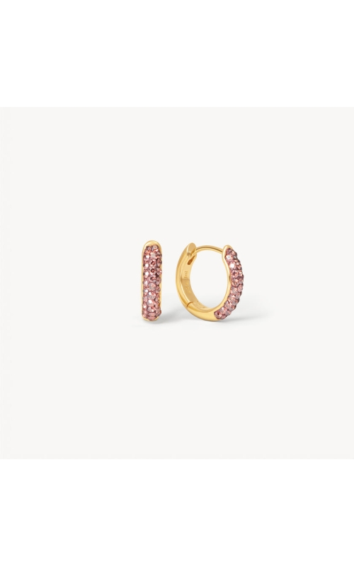 Always On Sparkle Hoops - Desert Rose