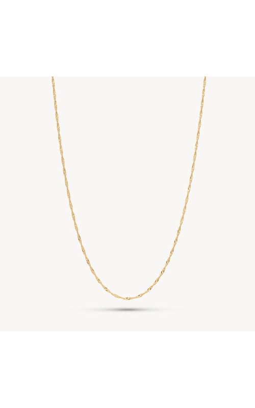Singapore Slider Chain - Gold