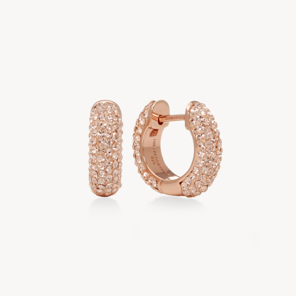 Sparkle Hoop - Small - Rose Gold