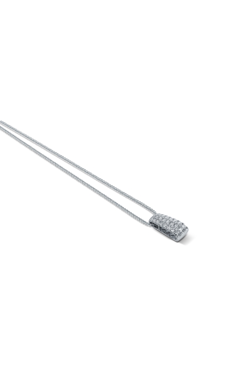 18k white gold pendant on chain