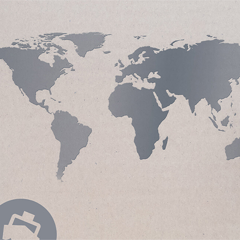 Image of a world map Image of a world map